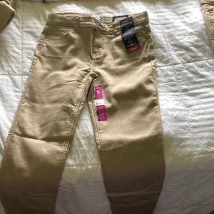 Sandy brown slim pants